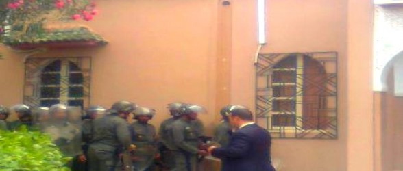 تدخل عنيف في حق اساتذة سد الخصاص …!