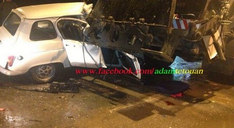قتيل و جريح في حادثة سير خطيرة بتطوان