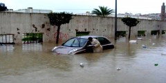 أمطار الخير تغرق مدينة طنجة… !!