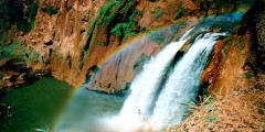 انتحار شاب برمي نفسه من أعلى شلالات ازوود
