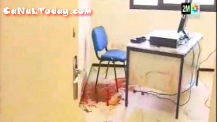 الدماء التي سفكها شرطي وهو يرمي زملاءه بالرصاص في مركز للشرطة + فيديو