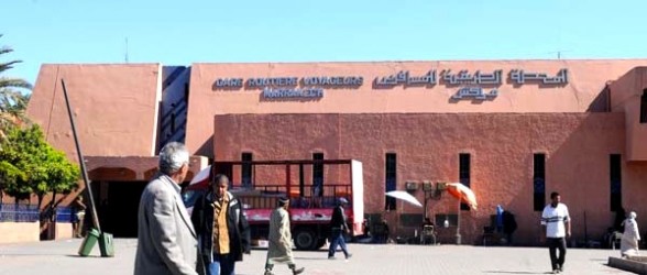 كورتي يعتدي بالضرب على شرطي بالمحطة الطرقية بمراكش