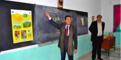 وزير الحكومة يعطي درسا في التغذية الصحية