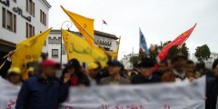 البيضاء : وفاة متظاهر أثناء مشاركته في وقفة إحتجاجية على الإقتطاع من أجرته