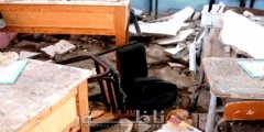 كارثة: انهيار قسم بإحدى المدارس بالناظور وإصابة 15 تلميذ