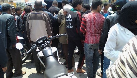 انقلاب دراجة ثلاثية العجلات على متنها نساء وطفل ببني ملال