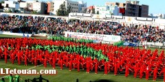 لوحات فنية أبهرت الجميع في حفل ختامي لمهرجان تطوان المدرسي بملعب سانية الرمل