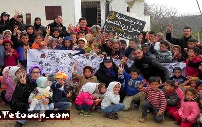 جمعية توازة لمناصرة المرأة بتطوان تقوم بحملة تحسيسية للنساء والأطفال في مدشر بلوازن