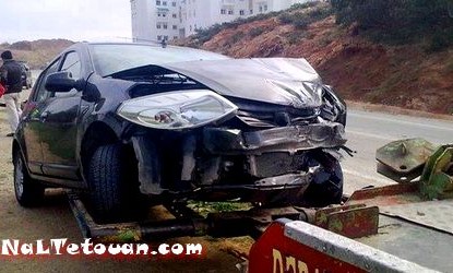 حادثة سير مروعة بمدخل مدينة الفنيدق تسفر عن مقتل شخص واصابة آخر بجروح خطيرة
