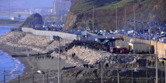 بسبب “الريباخا” … شلل تام بمعبر باب سبتة