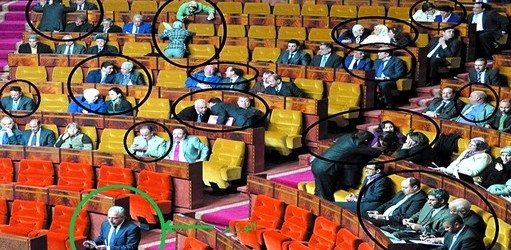 البرلمان في غياب كاميرا التلفزيون ! لا أحد يهتم …..