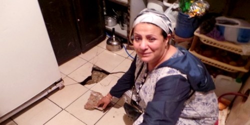 انهيار منزل الممثلة المغربية زهور صادق