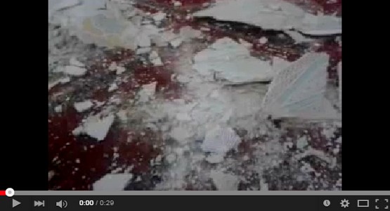 انهيار أجزاء من سقف جامع الباشا المحادي للقصر الملكي بتطوان (فيديو)‎