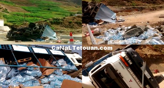 حادثة سير على الطريق الساحلية الرابطة بين تطوان والحسيمة