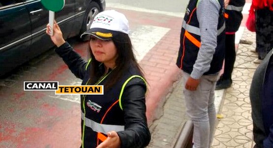 الشرطة المدرسية تخلق الحدث بمدينة تطوان (شاهد الصور)