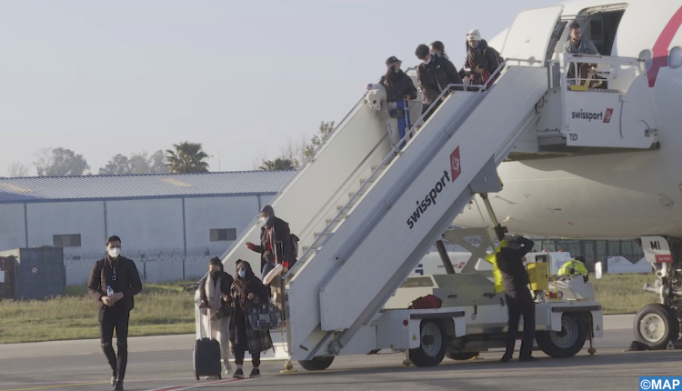 مطار بن بطوطة بطنجة يستقبل أول رحلة للعائدين من أوكرانيا