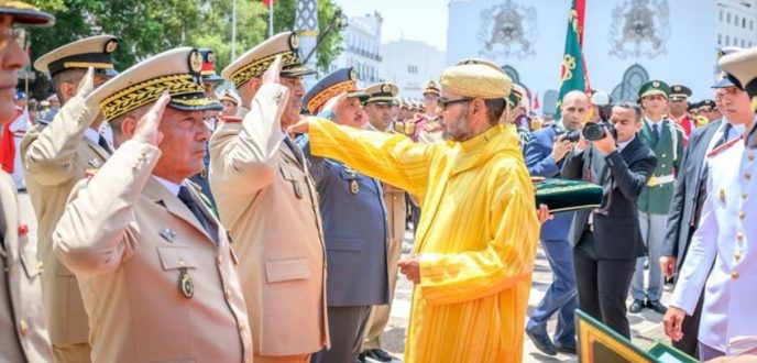 جلالة الملك محمد السادس يترأس بتطوان حفل أداء القسم للضباط المتخرجين