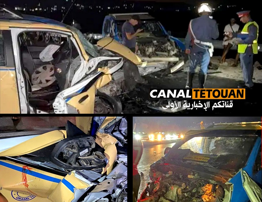 مصرع شخص و إصابات خطيرة في حادثة سير مروعة بين تطوان وطنجة